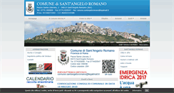 Desktop Screenshot of comune.santangeloromano.rm.it